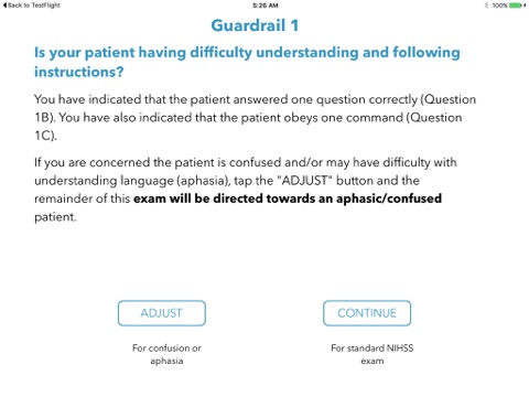 StrokeApp NIHSS Calculator screenshot 3