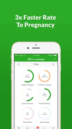 Ovulation Calculator Fertile Tracker & Calendar OC : capture d’écran 1 sur 5