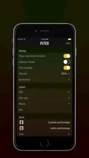 pitch - chromatic tuner iphone screenshot 4
