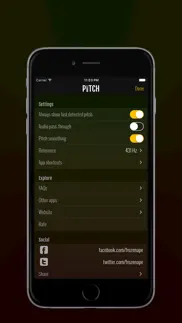 pitch - chromatic tuner iphone resimleri 4