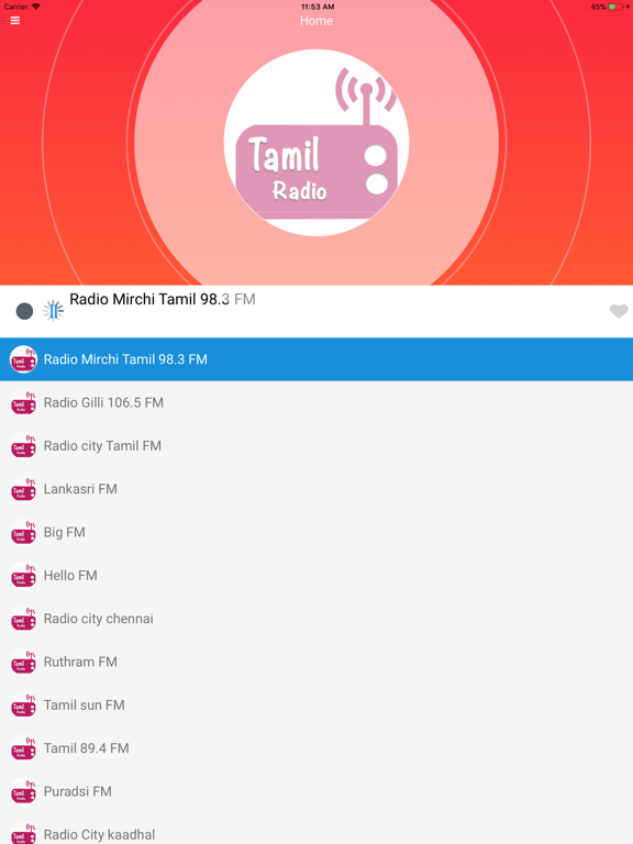 Screenshot #5 pour Radio Tamil: Online FM