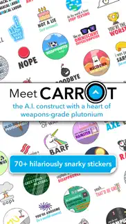 carrot sticker pack iphone screenshot 1