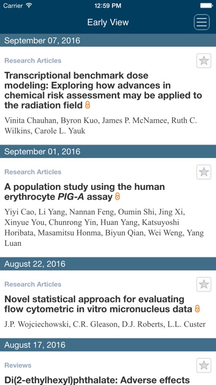 Environmental and Molecular Mutagenesis