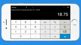calculator with parentheses iphone screenshot 3