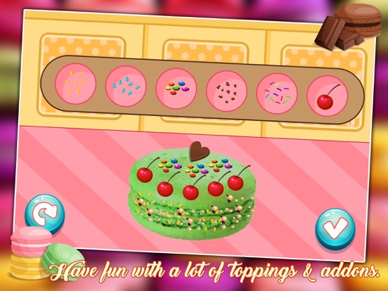 Macaron Cookies Maker 2 - Crazy Dessert Maker Game iPad screenshot