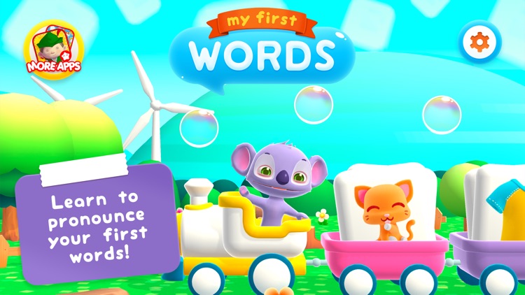 My First Words - Early english spelling and puzzle game with flash cards for preschool babies by Play Toddlers (Free version) screenshot-0