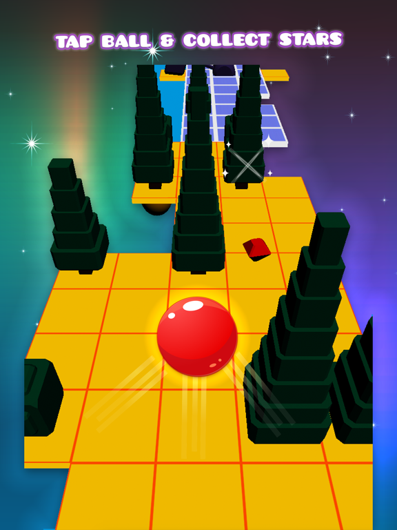 Red Ball Tower - Tap To Jump Endless Game iPad screenshot