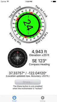 Avalanche Inclinometer iphone bilder 2