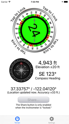 Avalanche Inclinometer screenshot 2