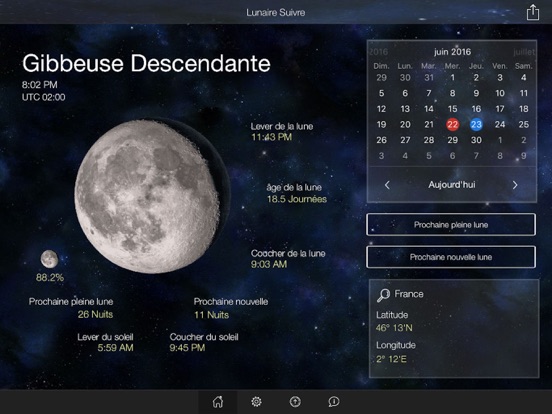 Screenshot #4 pour Calendrier de lunaire complet