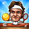 Puppet Tennis: Topspin Tournament of big head Marionette legends icon