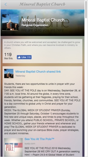 Mineral Baptist Church(圖2)-速報App