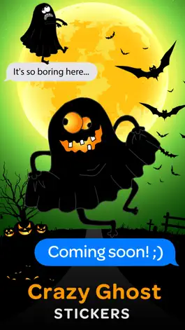 Game screenshot Crazy Ghost 2 - funny Stickers Smileys & Emoji mod apk