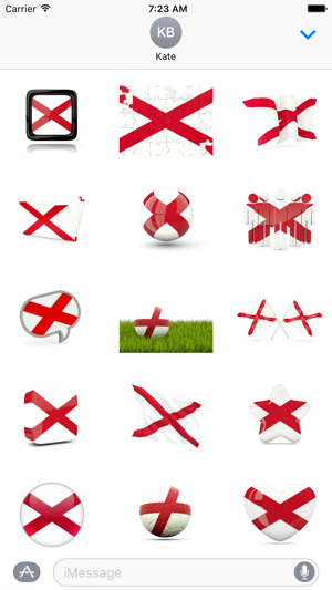 Alabama Flag Stickers