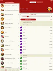 nutricheck kalorien-tabelle ipad bildschirmfoto 1