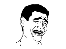 Get Human Troll Faces and Yao Ming now on iMessage