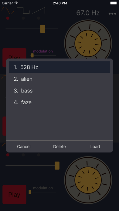 Frequency Sound Generator 周波数音源 screenshot 3
