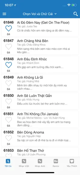 Game screenshot Karaoke List Vietnam apk