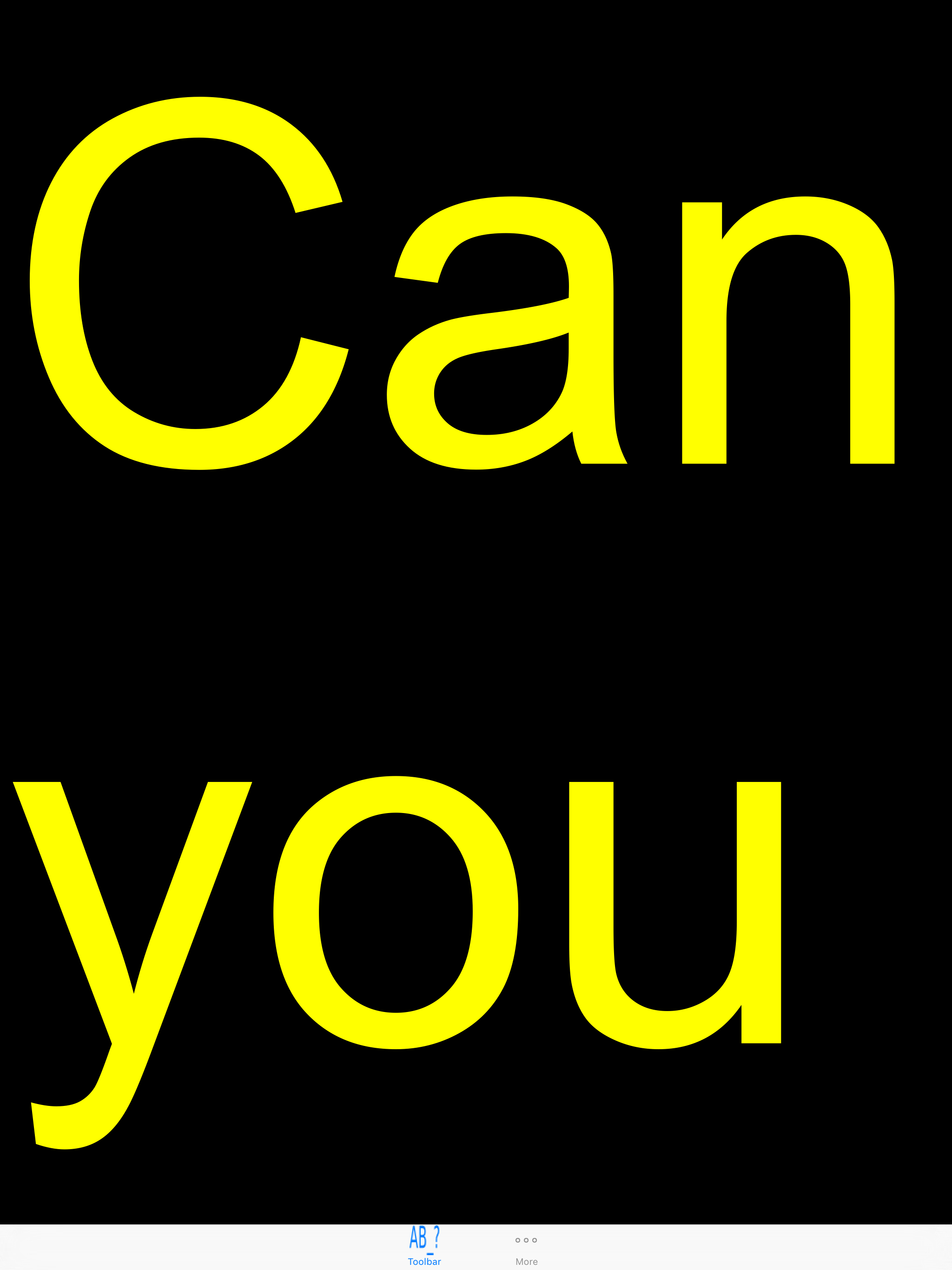 What Did You Say Banner & manual marquee scroller