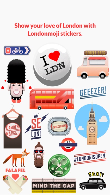 Londonmoji - London emoji-stickers!