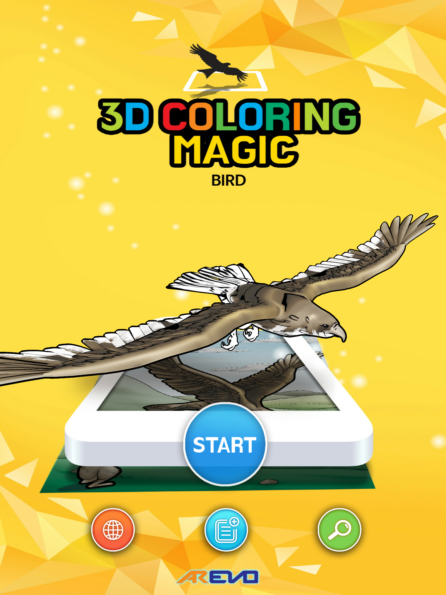 AREVO BIRD - 3D AR COLORING screenshot 6
