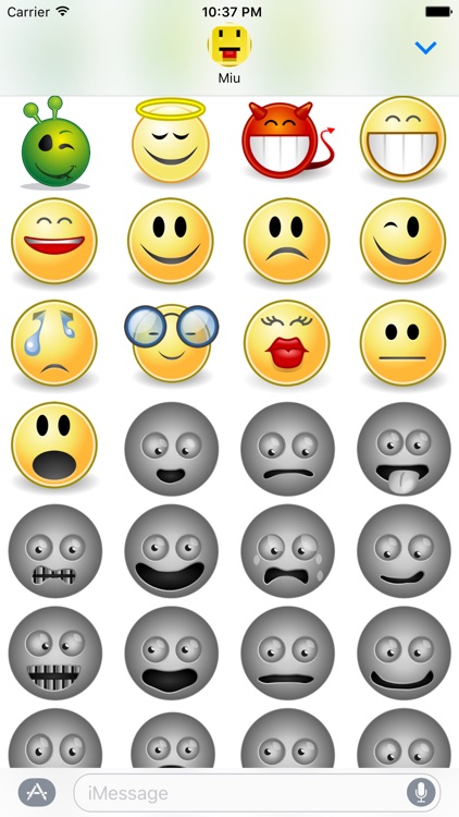 Lotsa Smileys for iMessage
