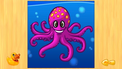 Ocean Animals Puzzle – Funny baby first block sea animal puzzles for kids and toddlers including pets coloring book 1.3.1 IOS -