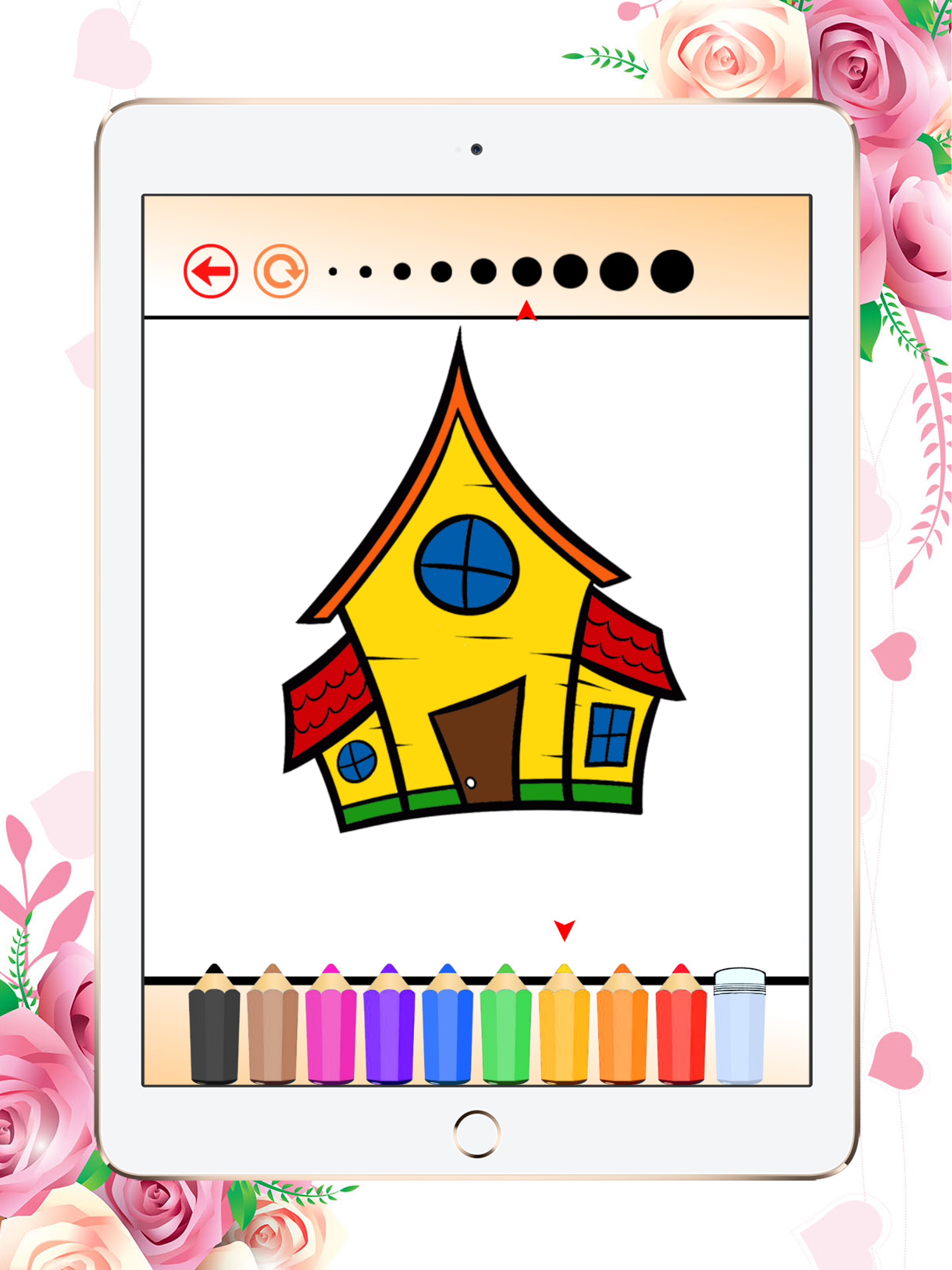 Coloring Book House: Learn to draw & paint for Kid