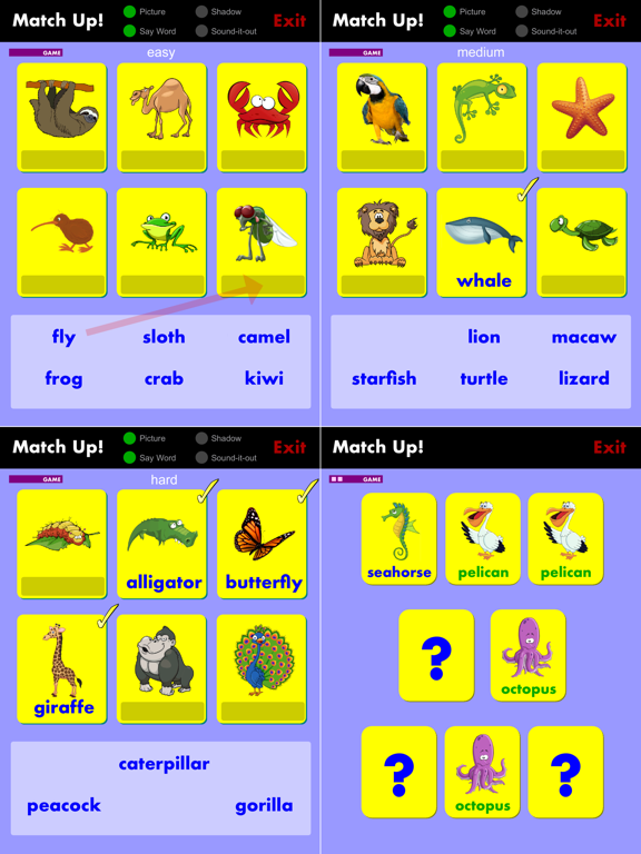 Screenshot #4 for Phonic Flashcards - ANIMALS