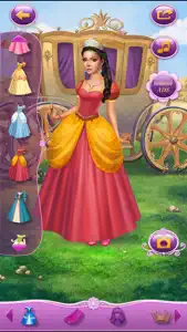 Dress Up Princess Thumbelina screenshot #2 for iPhone