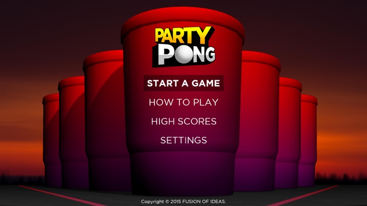Screenshot #1 pour Party Pong - On The Big Screen