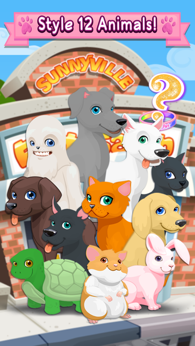 Sunnyville Pets Salon – Pet Hair & Dress Up Game Screenshot 5