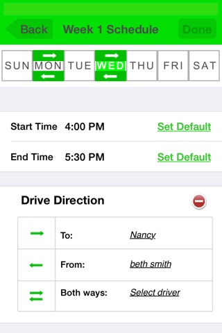 hopIN - Manage family carpools screenshot 4