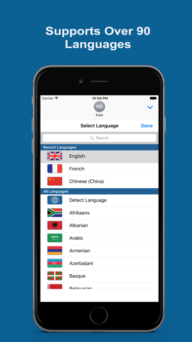 Screenshot #3 pour Message Translator - Translate Text Messages (SMS)