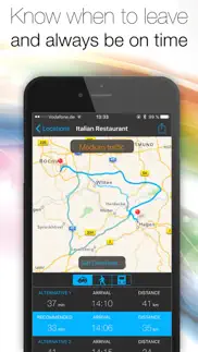 arrive on time - gps assistant: eta, travel time and directions to your favorite locations iphone screenshot 3