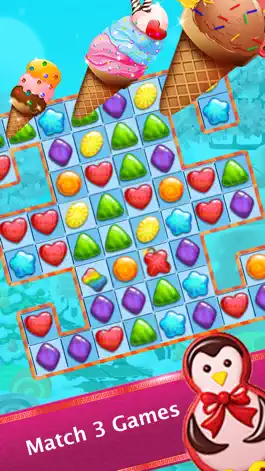 Game screenshot Ice Cream Paradise :Sweet Match3 Puzzle Free Games apk