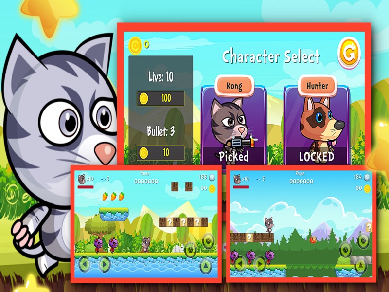 Super My Cat Hero : A Funny Fight adventure game for kids screenshot 6