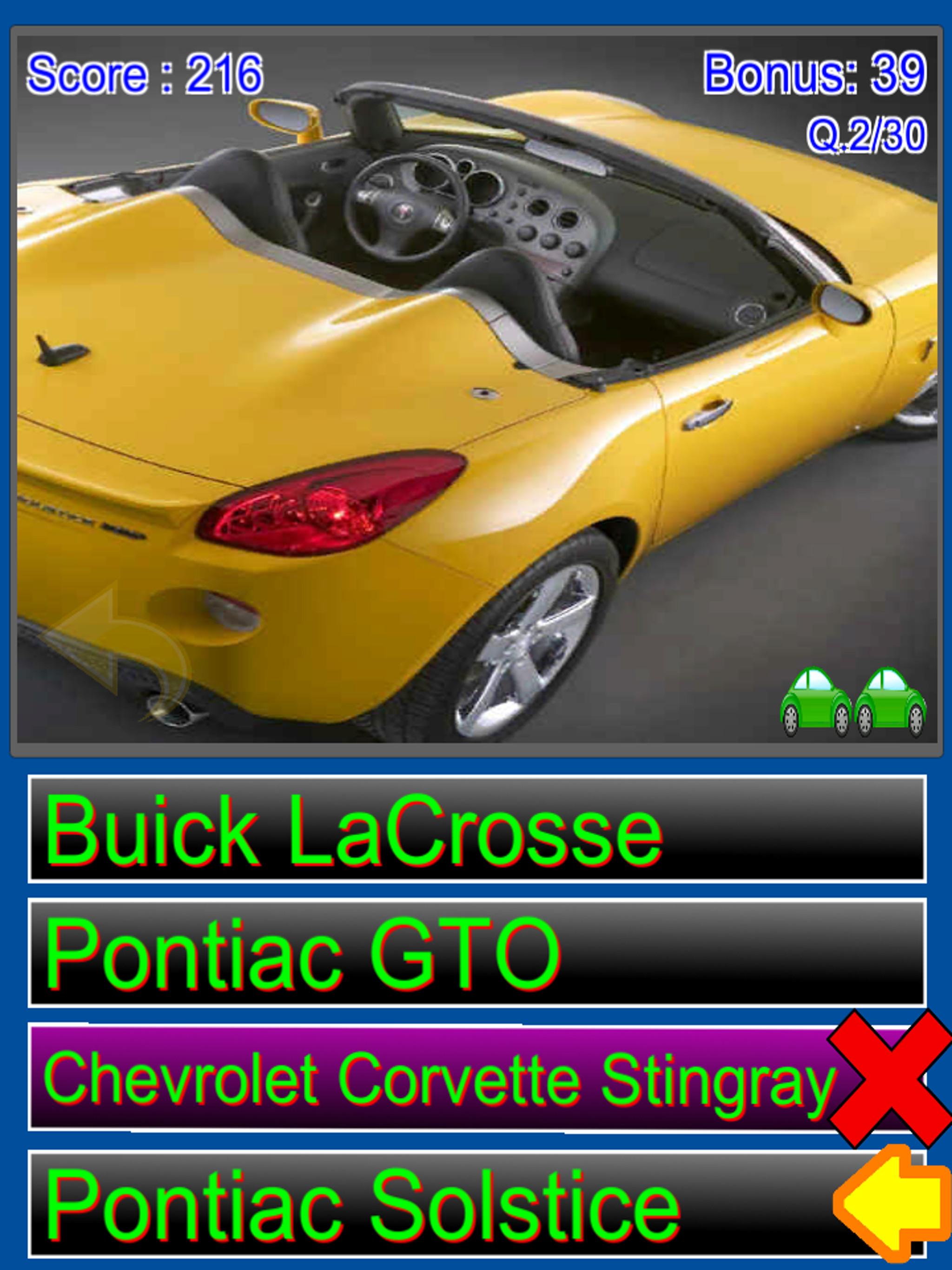 Name That Car Quiz