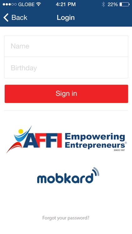 AFFI MobKard