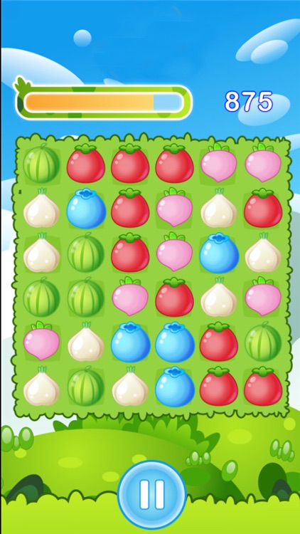 Match 3 Fruits Garden Match Puzzle screenshot-3