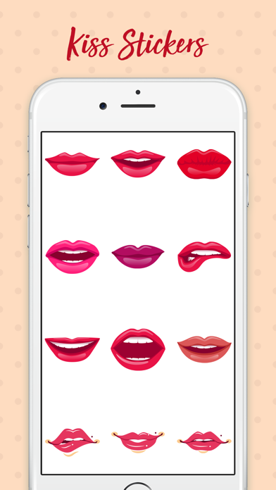 Kiss Me Love Stickers! screenshot 2