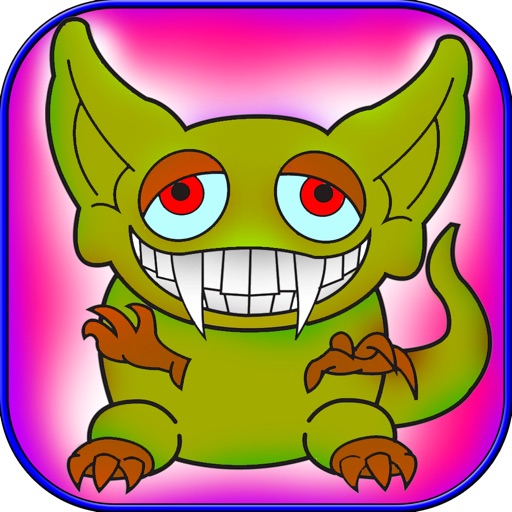 the kids Coloring book monster legends most insidious icon