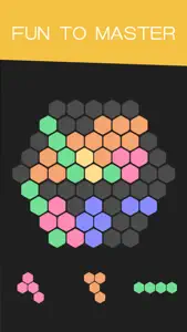 Hex Puzzle-Six Sides Unroll & Unblock Tiles Slide screenshot #3 for iPhone