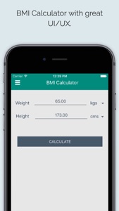 BMI Calculator App screenshot #1 for iPhone