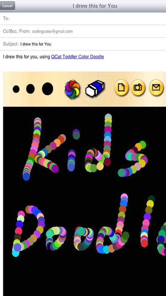#3. QCat - Color Doodle Draw (iOS) 由: 7-BRAIN TECHNOLOGY CO., LTD.
