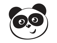 Happy Panda Stickers