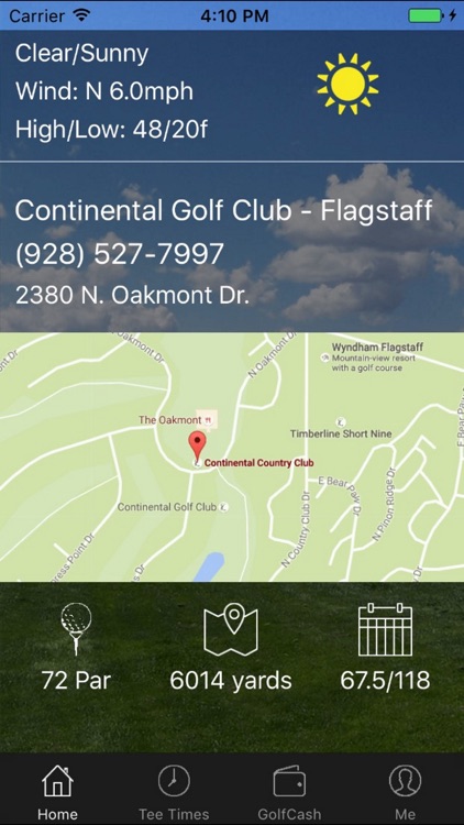Continental CC Flagstaff Tee Times
