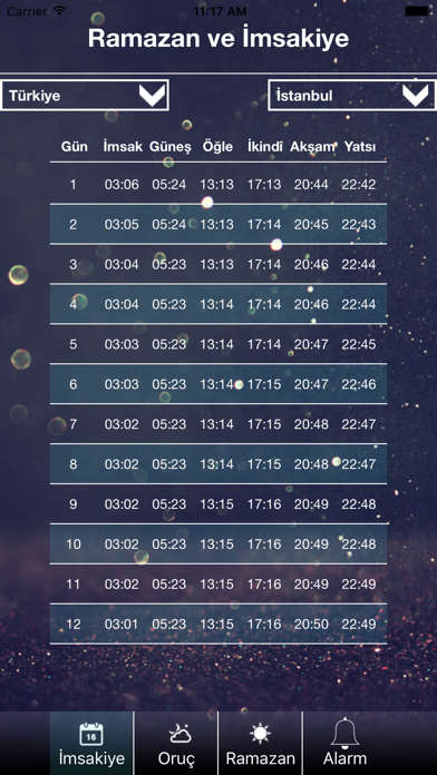 Screenshot #1 pour Ramazan 2016 - imsakiye – oruç