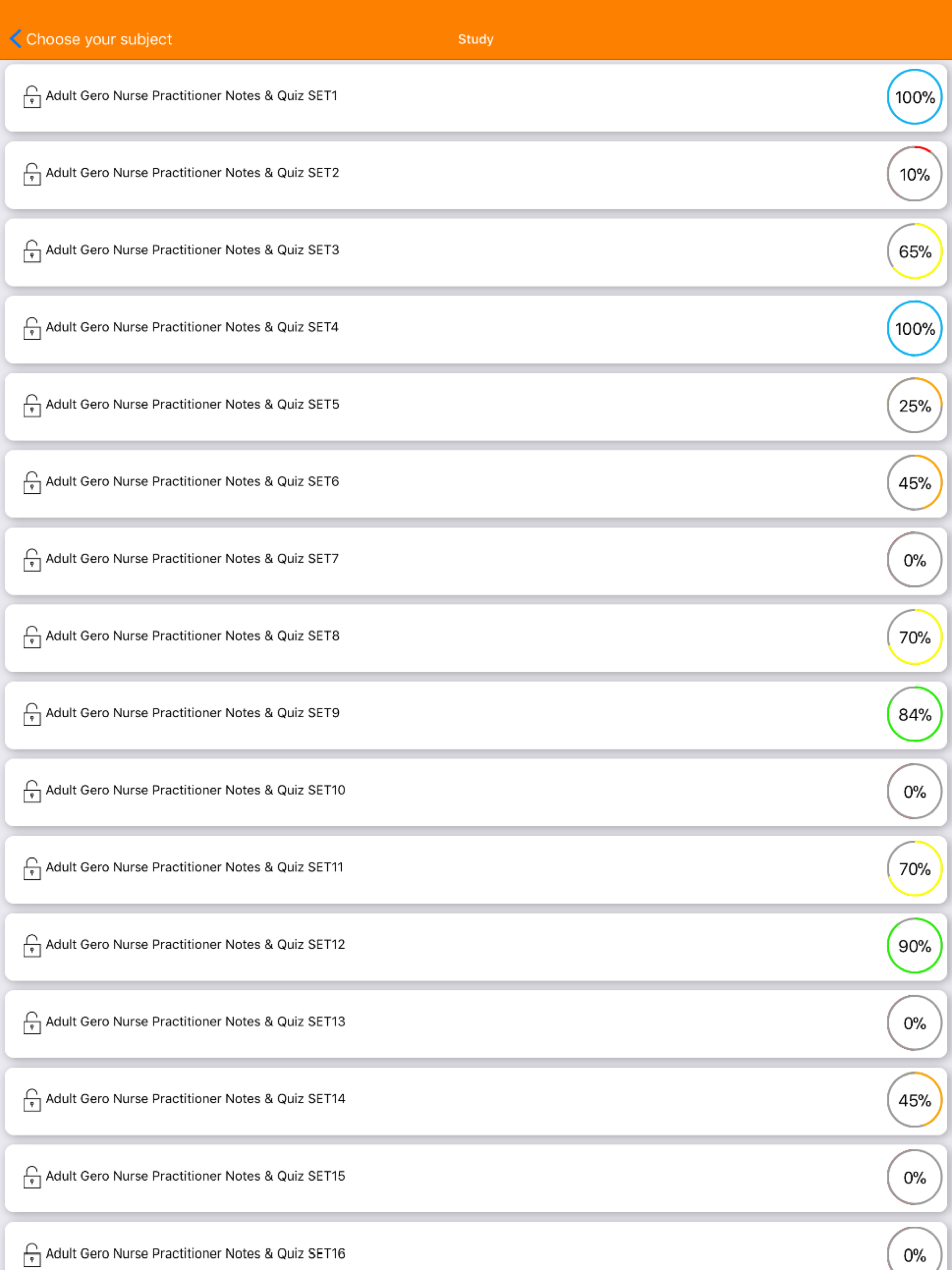 Adult Gero Nurse Practitioner screenshot 12