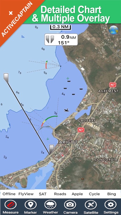 Saint Martin - GPS Map Navigator